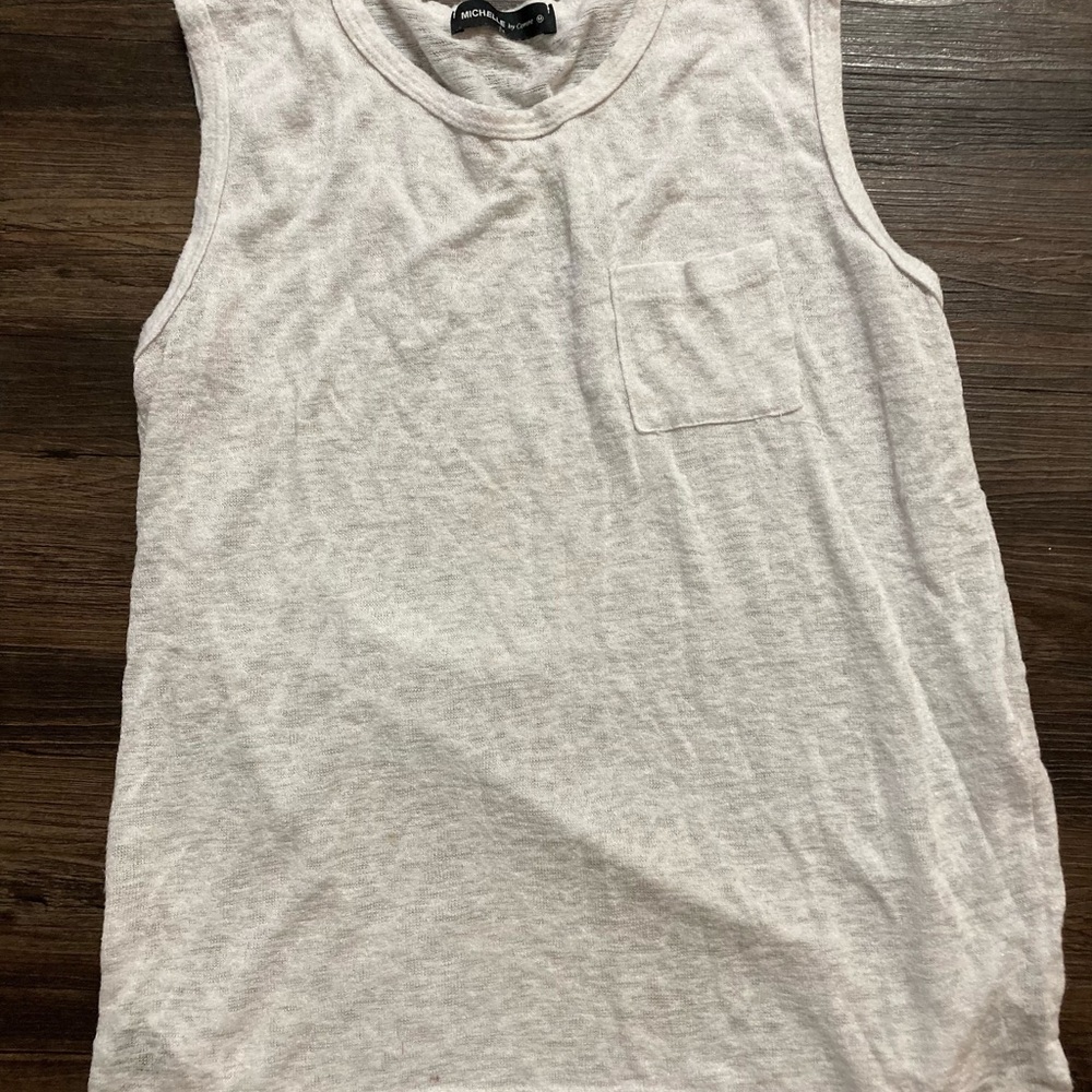 White fabric tank